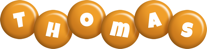 Thomas candy-orange logo