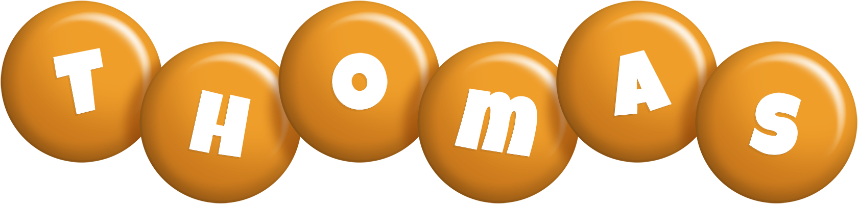 Thomas candy-orange logo