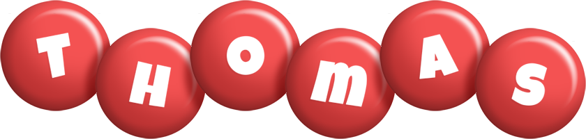 Thomas candy-red logo