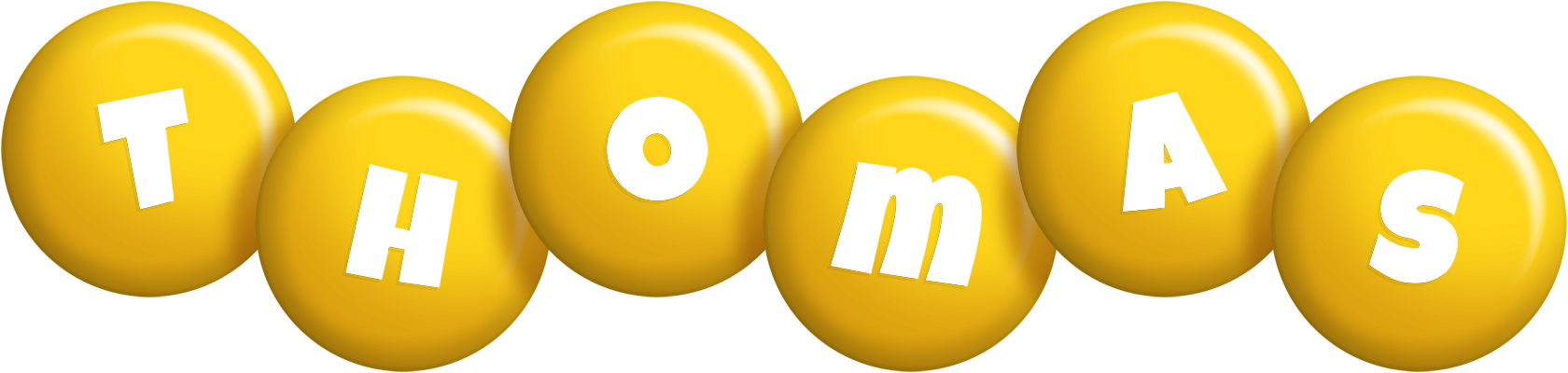 Thomas candy-yellow logo