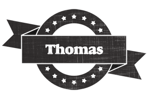 Thomas grunge logo