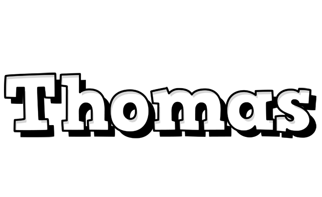 Thomas snowing logo