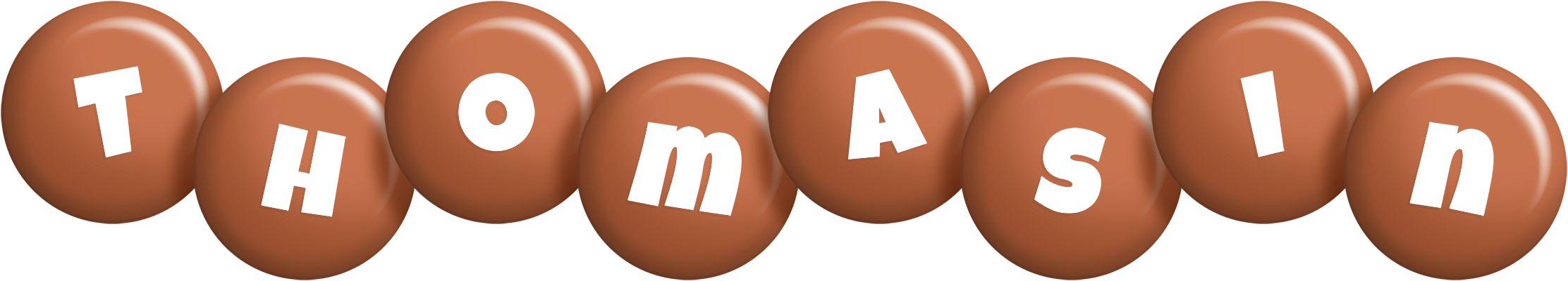 Thomasin candy-brown logo