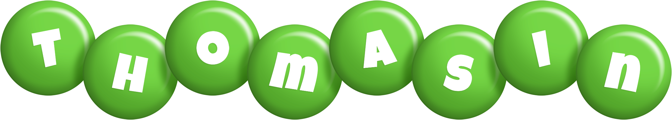 Thomasin candy-green logo