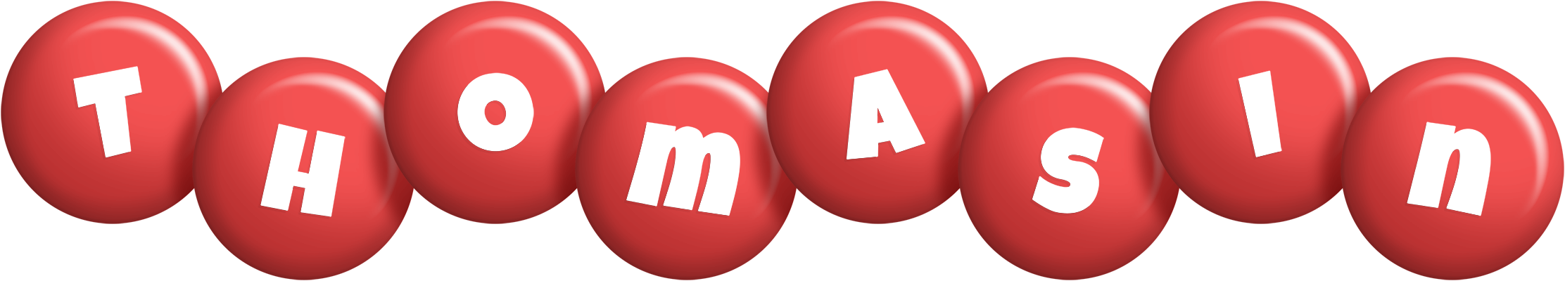 Thomasin candy-red logo