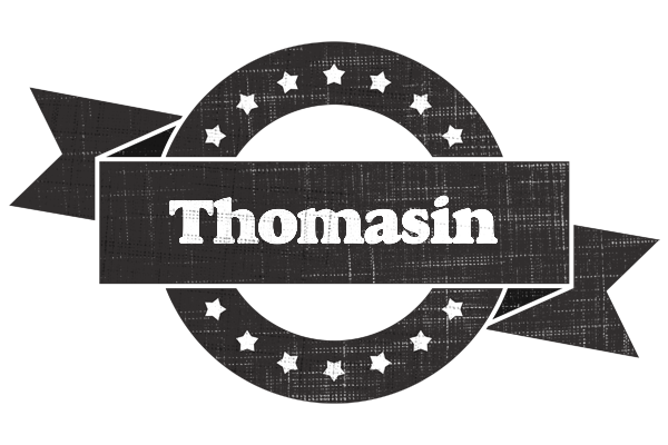 Thomasin grunge logo