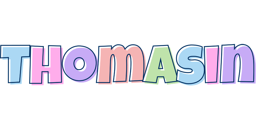 Thomasin pastel logo