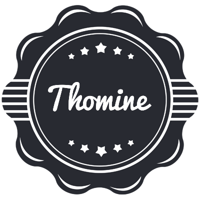 Thomine badge logo