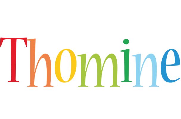 Thomine birthday logo