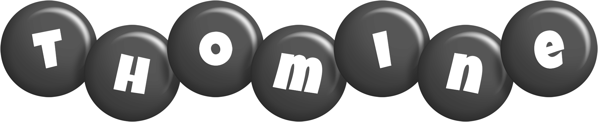 Thomine candy-black logo