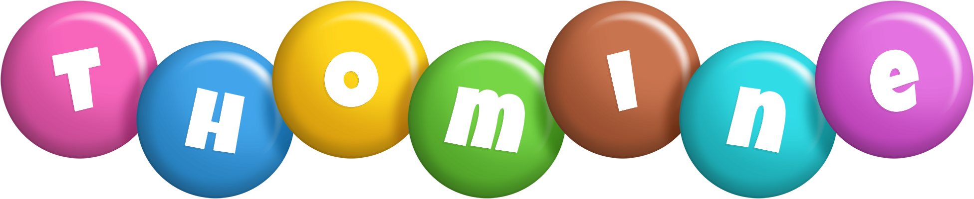 Thomine candy logo