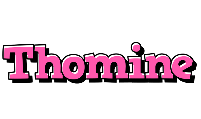 Thomine girlish logo