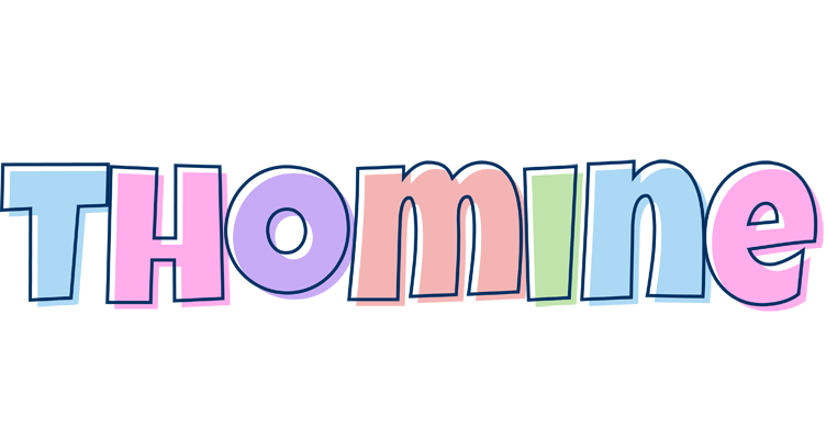 Thomine pastel logo