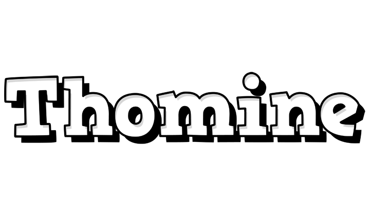 Thomine snowing logo