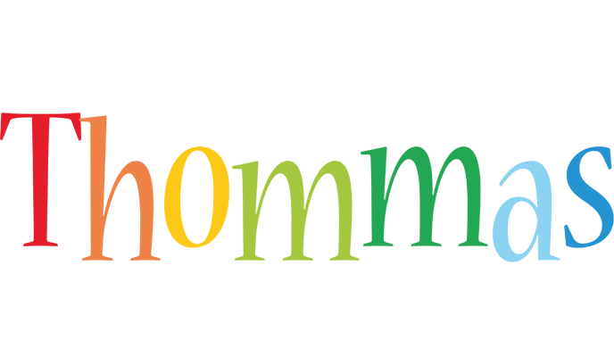 Thommas birthday logo