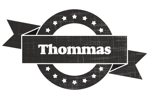 Thommas grunge logo