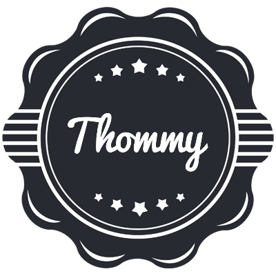 Thommy badge logo