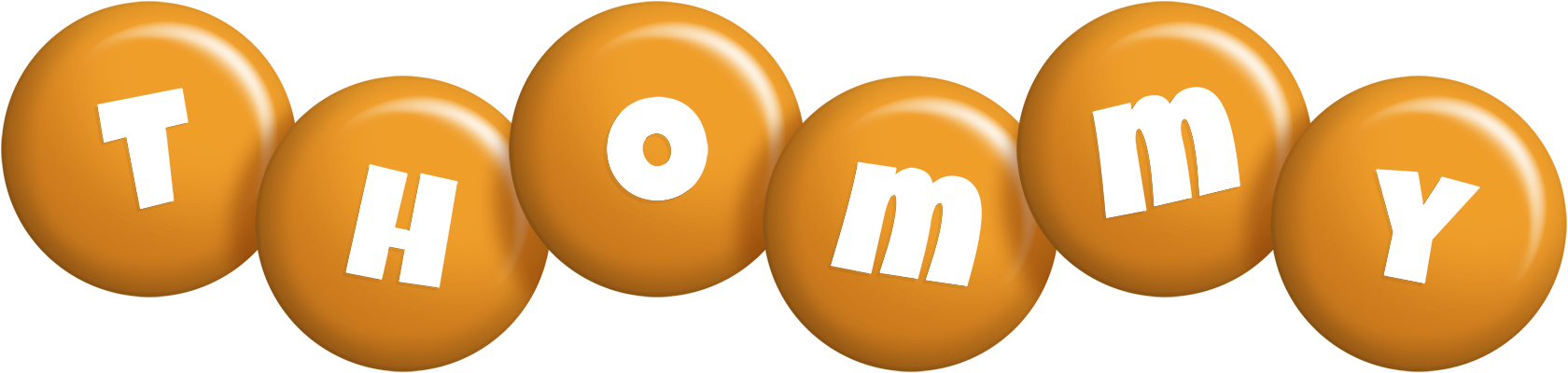 Thommy candy-orange logo