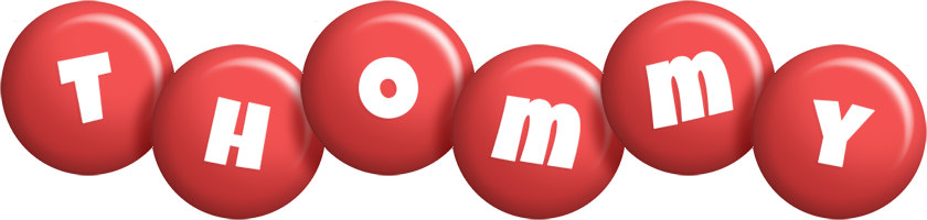 Thommy candy-red logo