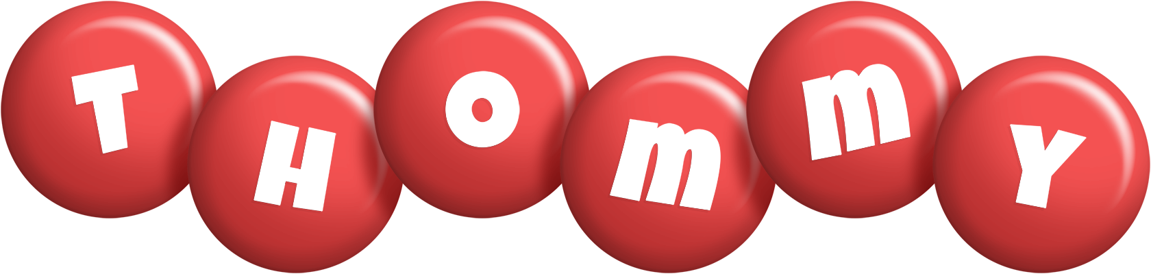 Thommy candy-red logo