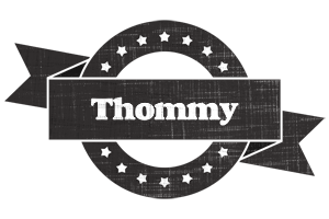 Thommy grunge logo
