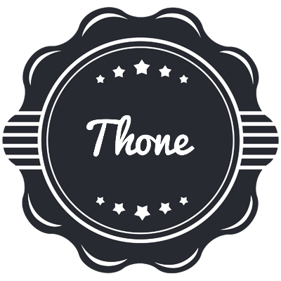 Thone badge logo