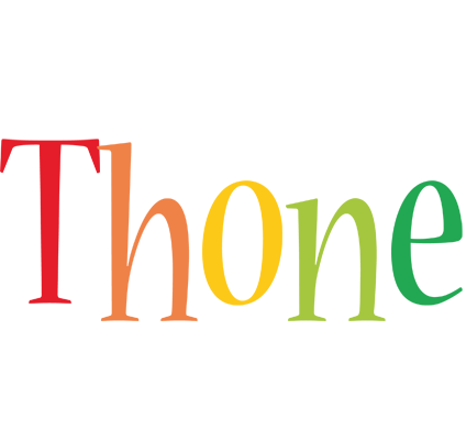 Thone birthday logo