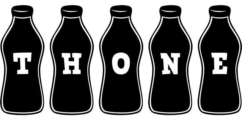 Thone bottle logo