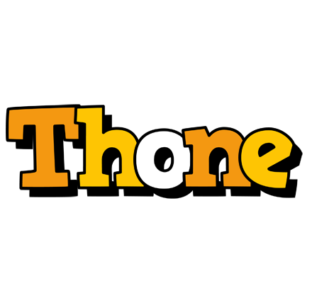 Thone cartoon logo