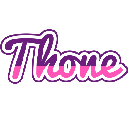 Thone cheerful logo