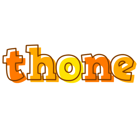 Thone desert logo