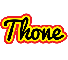 Thone flaming logo