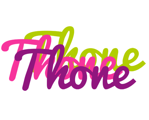 Thone flowers logo
