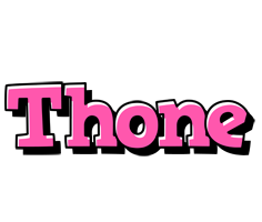 Thone girlish logo