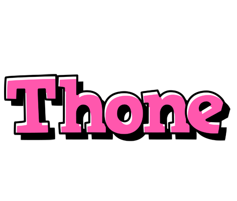 Thone girlish logo