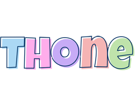 Thone pastel logo