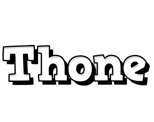 Thone snowing logo
