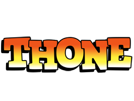 Thone sunset logo