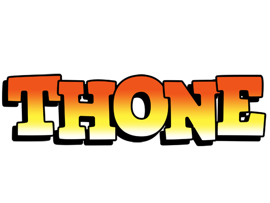 Thone sunset logo
