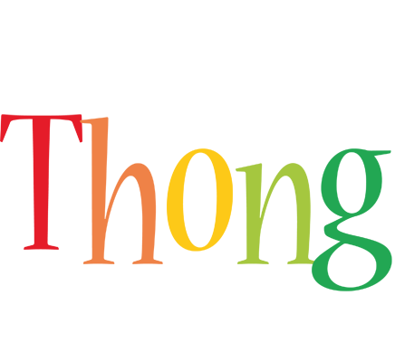 Thong birthday logo