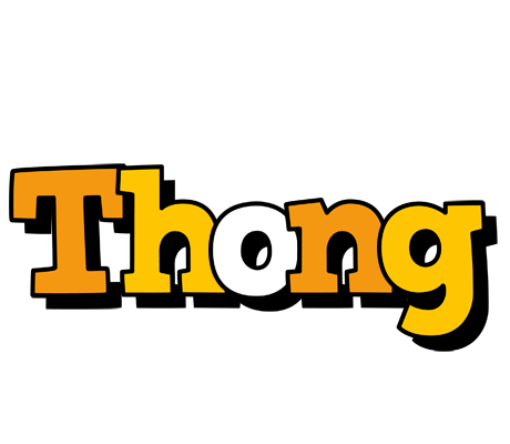 Thong cartoon logo