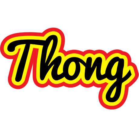 Thong flaming logo