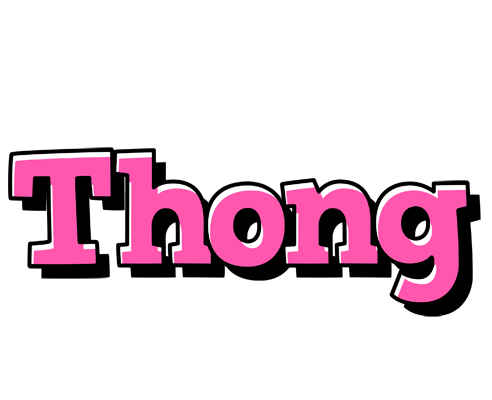 Thong girlish logo