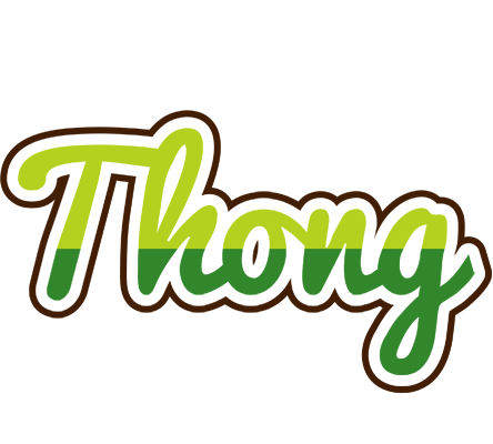 Thong golfing logo