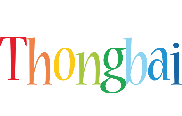 Thongbai birthday logo