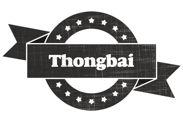 Thongbai grunge logo