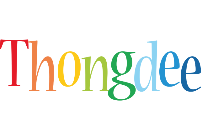 Thongdee birthday logo