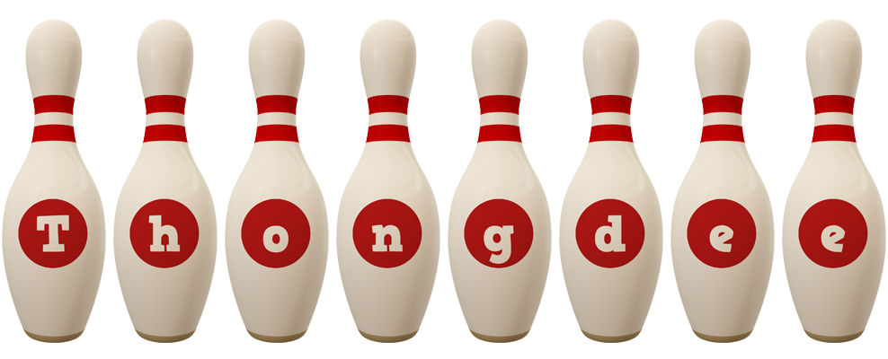 Thongdee bowling-pin logo