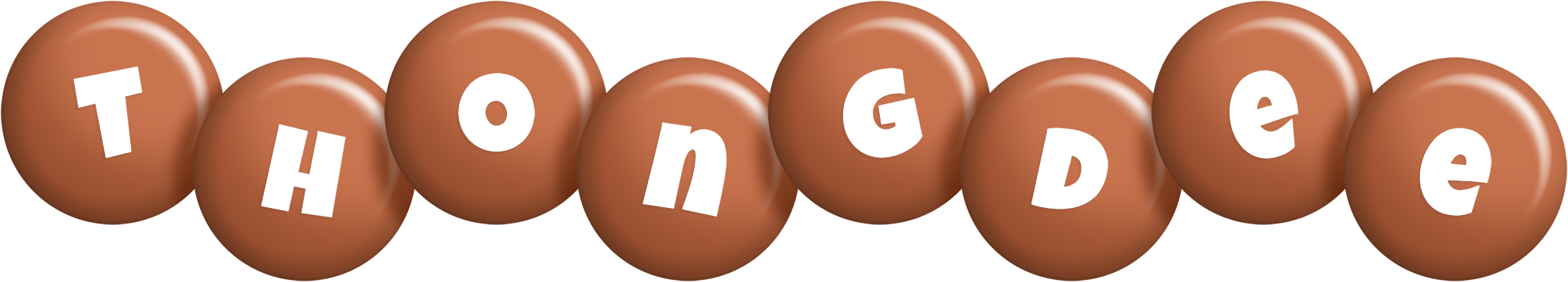 Thongdee candy-brown logo