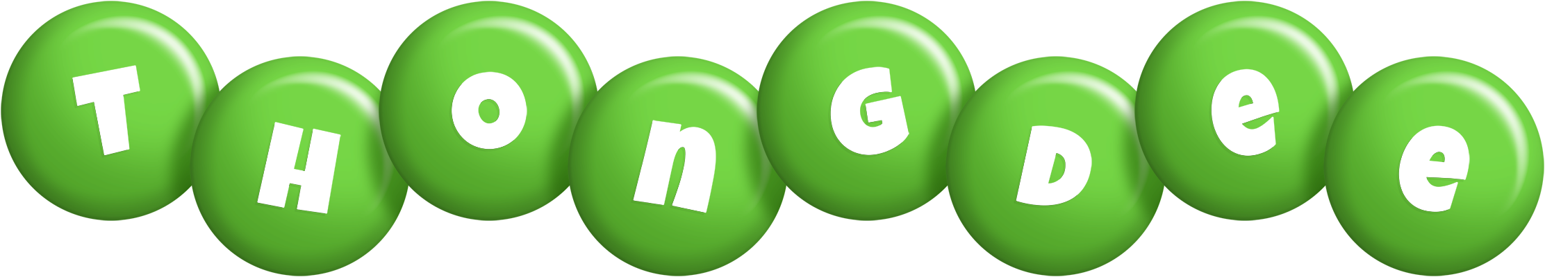 Thongdee candy-green logo